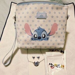 Disney Stitch Bag + Jewelry Bundle